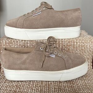 Superga 2790 Suede Platform Sneakers 10